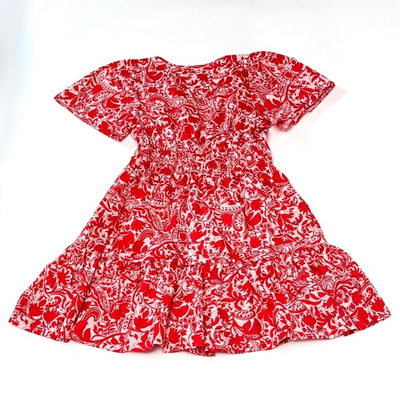 Anthropologie Somerset Mini Dress Red Paisley Size Small Retail: $150 ❤️👗✨ - Picture 16 of 16